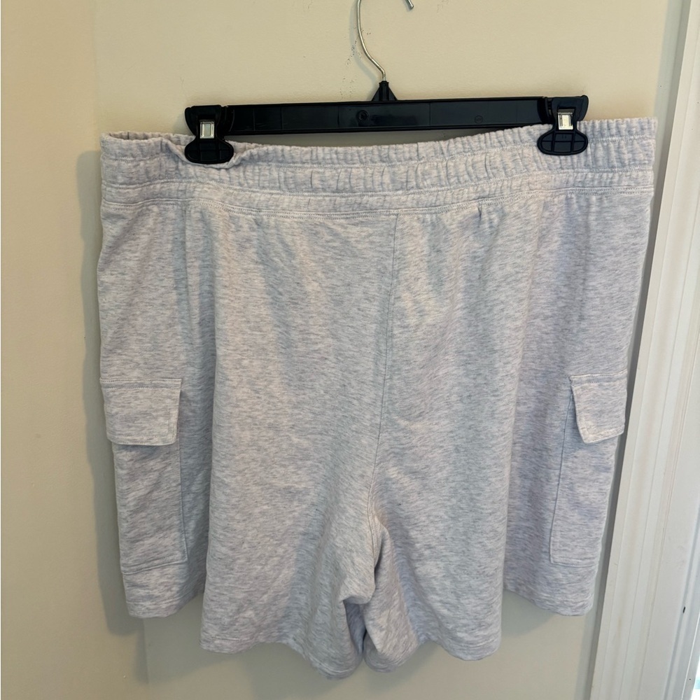 Calvin Klein Performance Cotton Blend Shorts Grey 1X - Picture 4 of 8